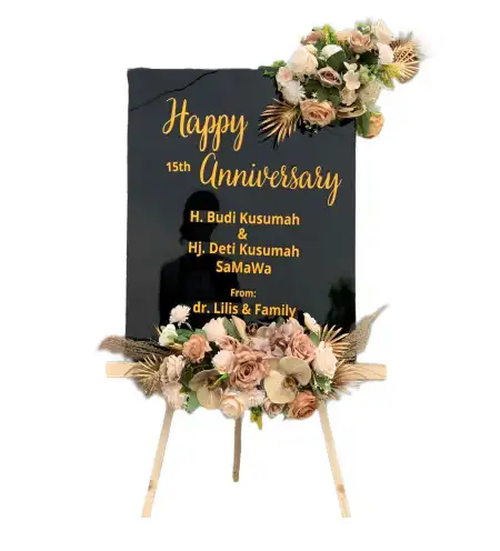 Papan Bunga Akrilik Garden Party Tangerang