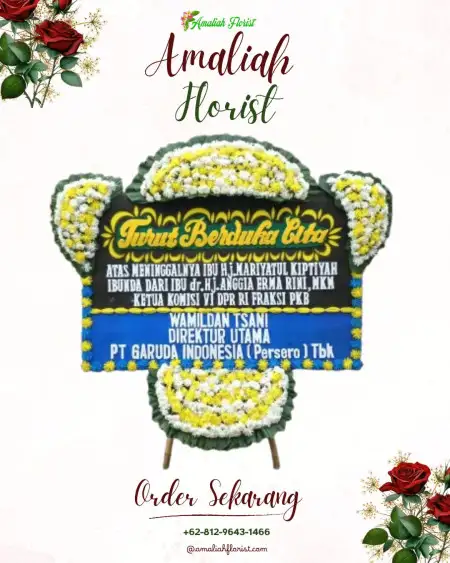 Papan Bunga Duka Garden Party Tangerang